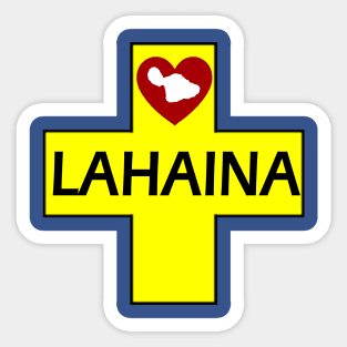 SUPPORT LAHAINA Sticker